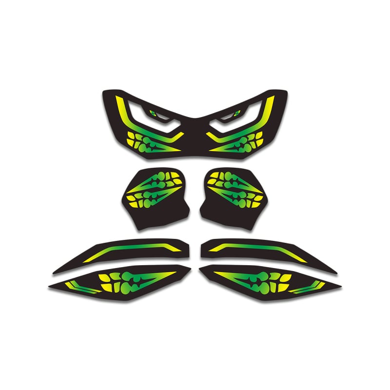 Φιλμ φαναριών και φώτων πίσω Yamaha NMAX155 (2020–2021), αδιάβροχο προστατευτικό αυτοκόλλητο, μάρκα FASP