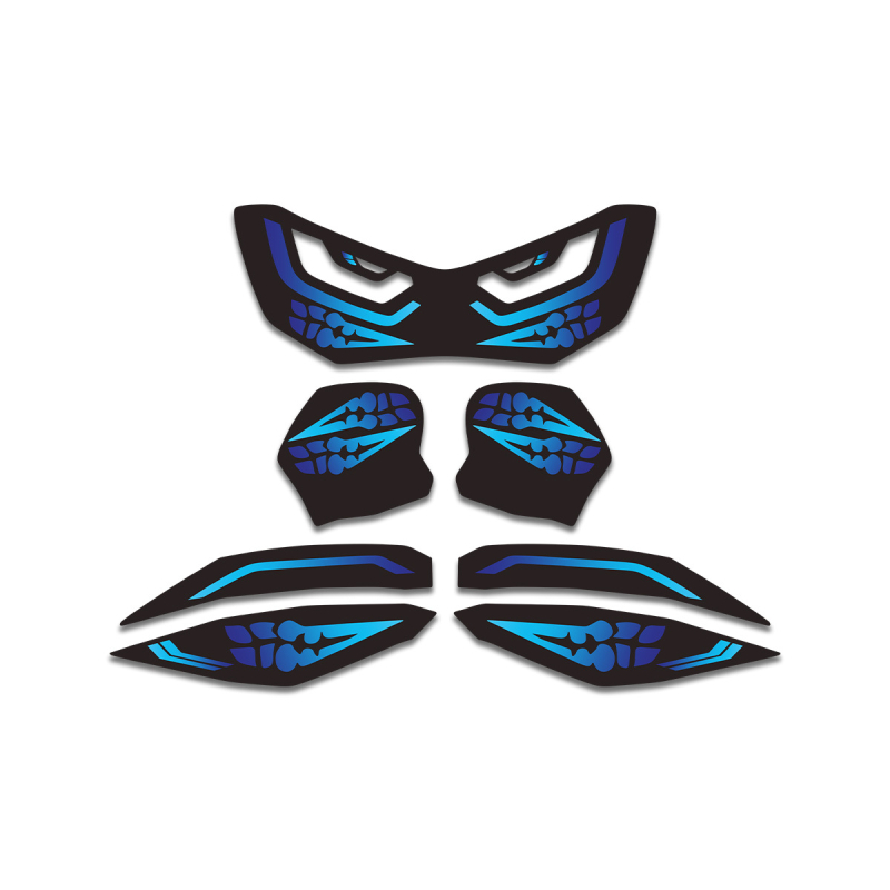 Φιλμ φαναριών και φώτων πίσω Yamaha NMAX155 (2020–2021), αδιάβροχο προστατευτικό αυτοκόλλητο, μάρκα FASP