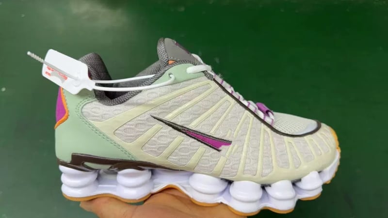 Pantofi de alergare cu coloană de aer pe întreaga lungime Shox TL13, unisex, anti-alunecare, rezistenți la uzură