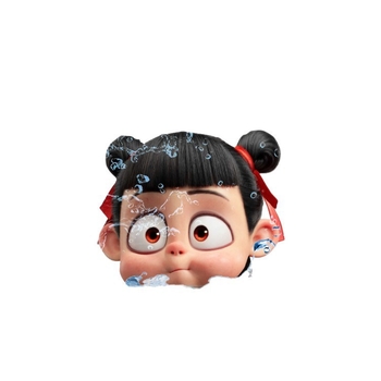 Nezha autocolante pentru mașină – desen animat, instalare magnetică, design creativ personalizat