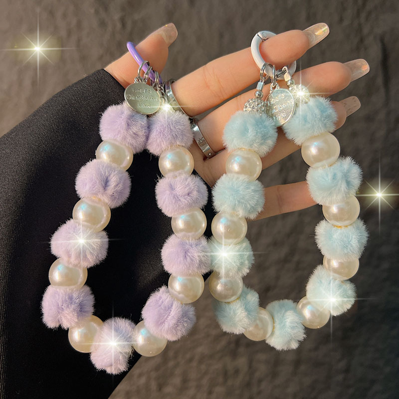 Pandantiv Kaixingda pentru telefon din pluș — Handmade, stil creativ, design geometric, multifuncțional