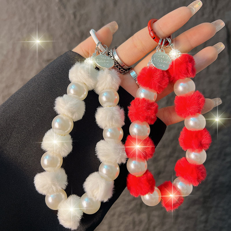 Pandantiv Kaixingda pentru telefon din pluș — Handmade, stil creativ, design geometric, multifuncțional