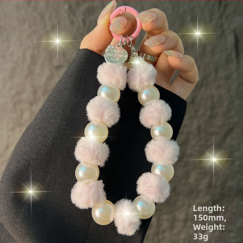 Pandantiv Kaixingda pentru telefon din pluș — Handmade, stil creativ, design geometric, multifuncțional