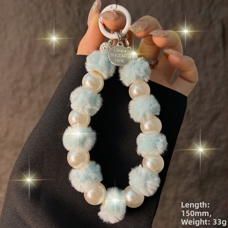 Pandantiv Kaixingda pentru telefon din pluș — Handmade, stil creativ, design geometric, multifuncțional