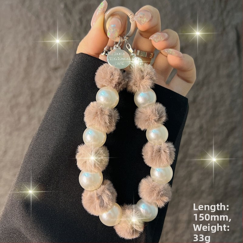 Pandantiv Kaixingda pentru telefon din pluș — Handmade, stil creativ, design geometric, multifuncțional