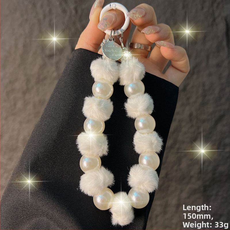 Pandantiv Kaixingda pentru telefon din pluș — Handmade, stil creativ, design geometric, multifuncțional