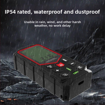 Lāzera attāluma mērītājs, infrasarkanais mērīšanas instruments, digitālais lineāls, attāluma mērīšanas instruments