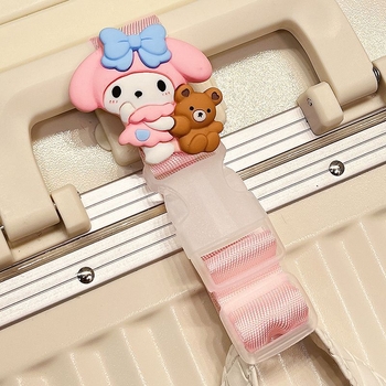 Bandă pentru bagaj cu cârlig exterior, material PU (Material: PU; Categorie: Accesorii pentru bagaje; Brand: Altul; Model: Altul)