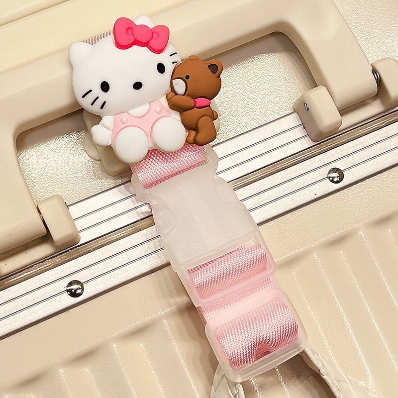 Bandă pentru bagaj cu cârlig exterior, material PU (Material: PU; Categorie: Accesorii pentru bagaje; Brand: Altul; Model: Altul)