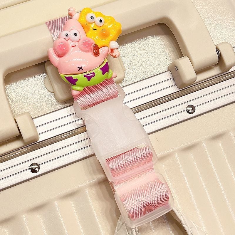 Bandă pentru bagaj cu cârlig exterior, material PU (Material: PU; Categorie: Accesorii pentru bagaje; Brand: Altul; Model: Altul)