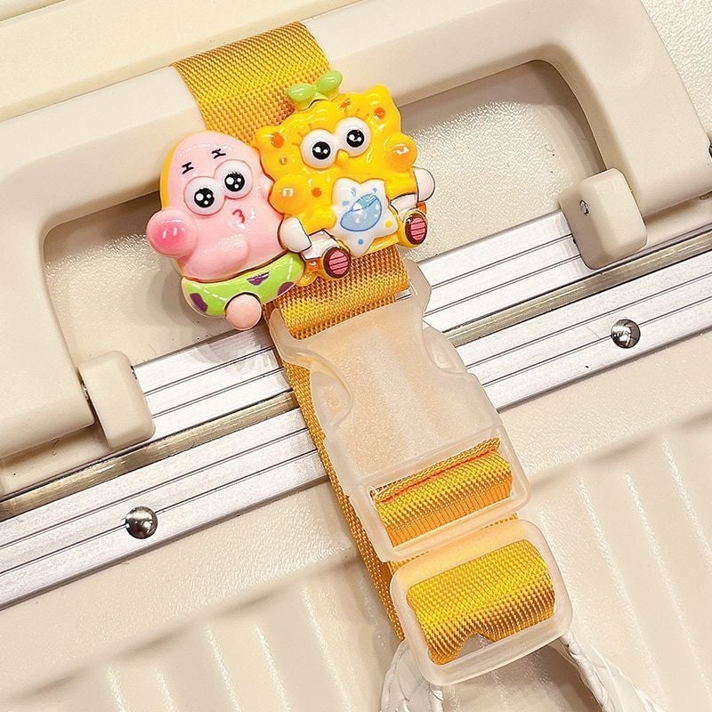 Bandă pentru bagaj cu cârlig exterior, material PU (Material: PU; Categorie: Accesorii pentru bagaje; Brand: Altul; Model: Altul)