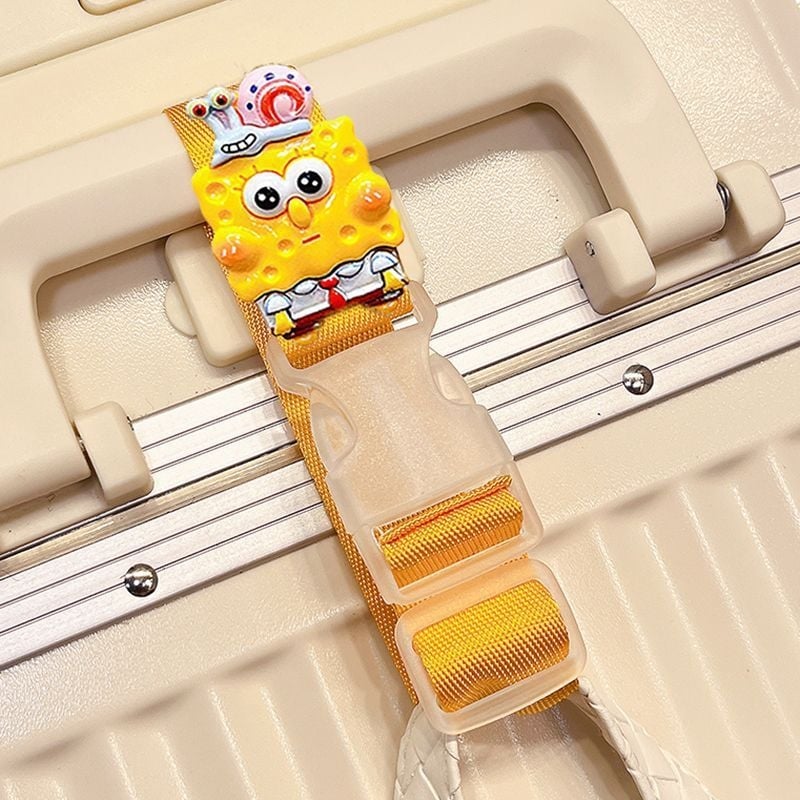 Bandă pentru bagaj cu cârlig exterior, material PU (Material: PU; Categorie: Accesorii pentru bagaje; Brand: Altul; Model: Altul)