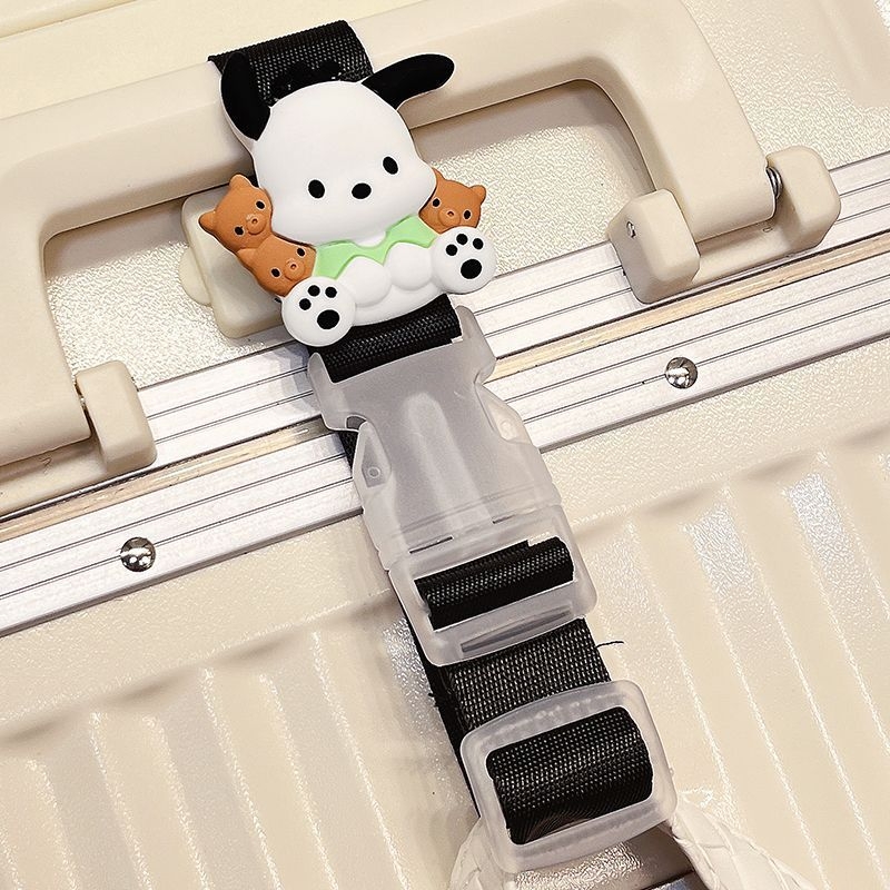 Bandă pentru bagaj cu cârlig exterior, material PU (Material: PU; Categorie: Accesorii pentru bagaje; Brand: Altul; Model: Altul)