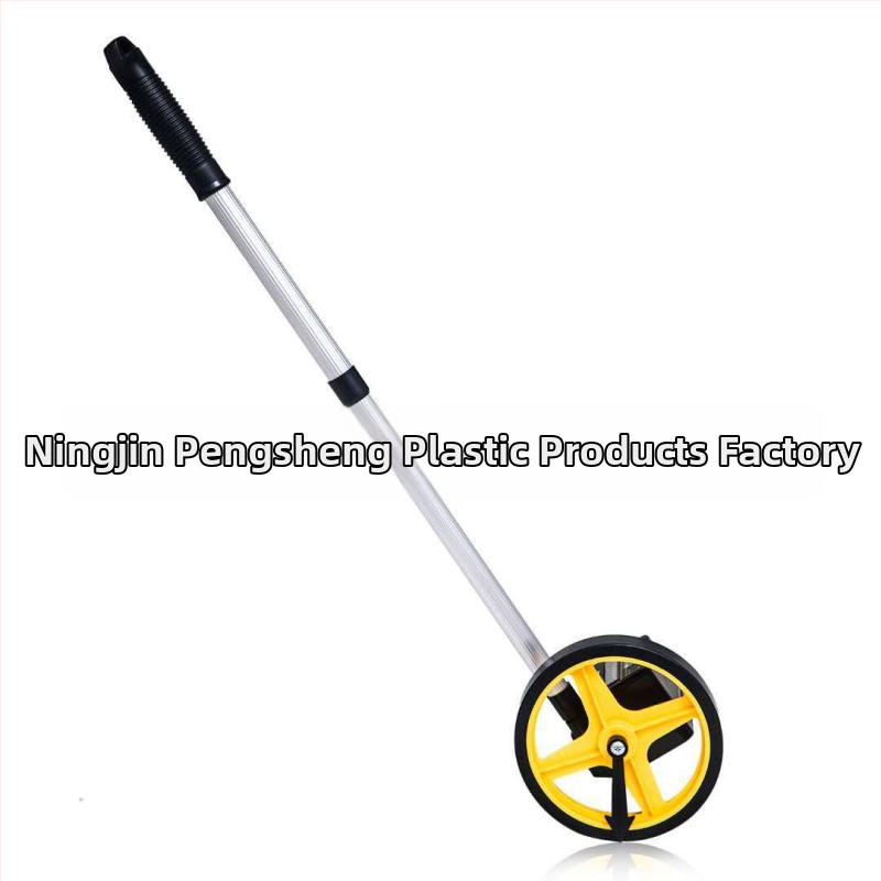 Mehānisks attāluma mērierāts ar riteņu un digitālo displeju, manuāla vadība, ārējiem mērījumiem