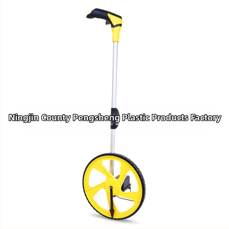 Mehānisks attāluma mērierāts ar riteņu un digitālo displeju, manuāla vadība, ārējiem mērījumiem