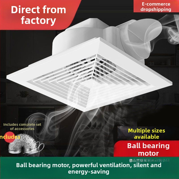 Mennyezeti kivitelű kivezető/szellőző ventilátor, modell Ddpqs0107, 220V, 1400W, mechanikus vezérlés