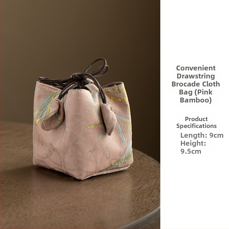 Teaceremonia kiegészítők tároló táskája – hordozható szövet tea készlet táska, Daantang, új kínai stílus