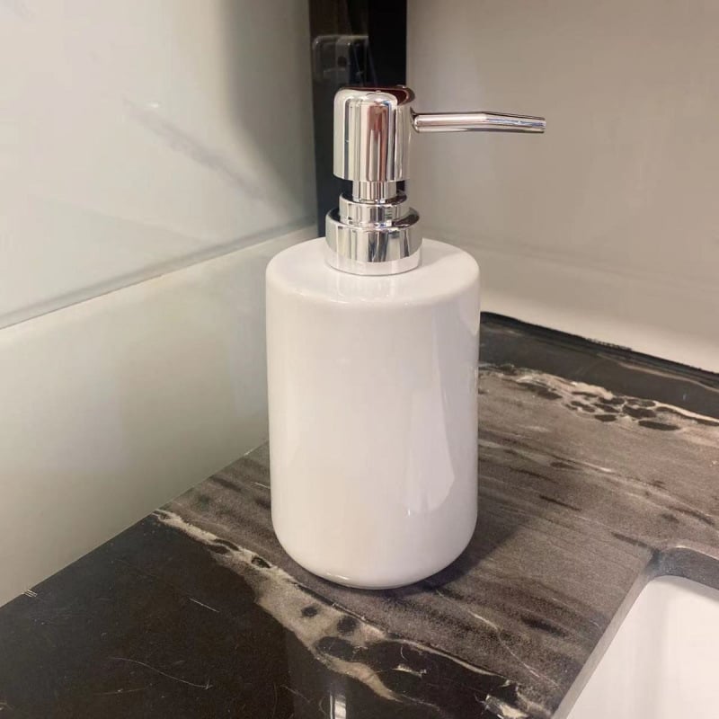 Άδεια φιάλη σαμπουάν με αντλία — μινιμαλιστικός σχεδιασμός; Υλικό: Άλλο; Στυλ: Σύγχρονη απλότητα; Λειτουργία: Λεπτομερής περιγραφή