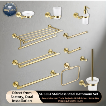 Suport de prosoape pe perete, 2 etaje, din oțel inoxidabil 304, montaj perforat, încărcare 10 kg