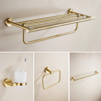 Suport de prosoape pe perete, 2 etaje, din oțel inoxidabil 304, montaj perforat, încărcare 10 kg