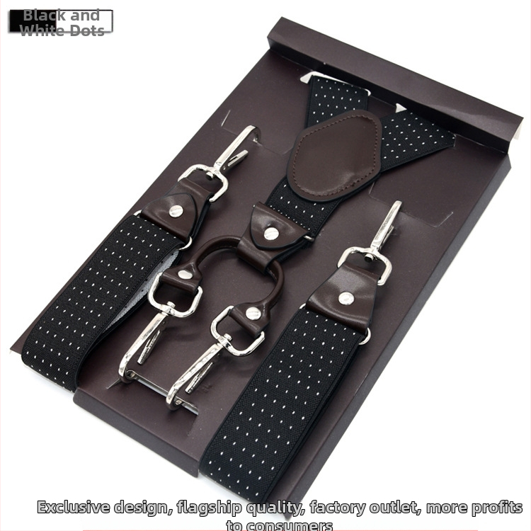 Cleme pentru bretele din nailon cu agrafe, 4 buc., reglabile, cruce pe spate