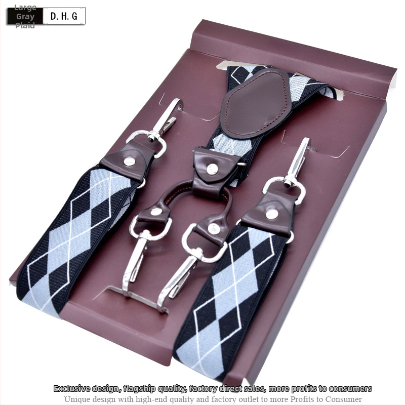 Cleme pentru bretele din nailon cu agrafe, 4 buc., reglabile, cruce pe spate