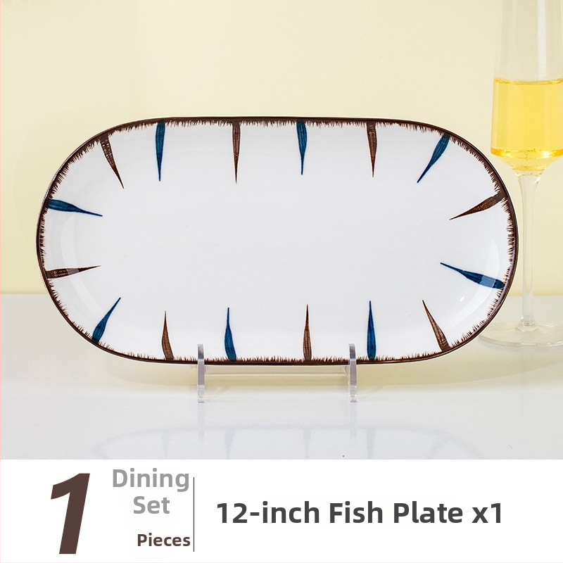 Porcelánová jedálenská súprava s prúžkami, pod glazúrou, kruhový tvar, vhodná do mikrovlnky