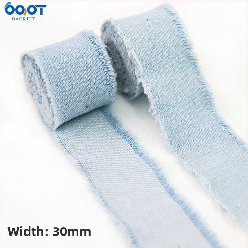 OOOT BAORJCT poliészter Chanel-stílusú dupla bojt szalag hajdíszek és ruhadíszítéshez