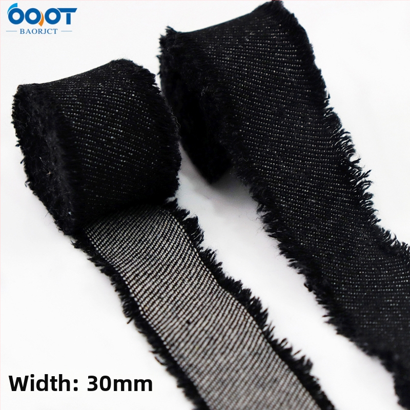 OOOT BAORJCT poliészter Chanel-stílusú dupla bojt szalag hajdíszek és ruhadíszítéshez