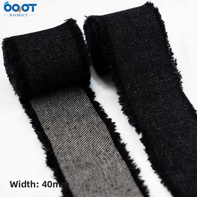 OOOT BAORJCT poliészter Chanel-stílusú dupla bojt szalag hajdíszek és ruhadíszítéshez