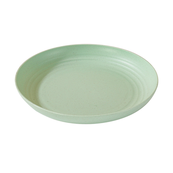 Nordic кръгли чинии от пшенична слама - комплект за дома, модерен стил и едноцветен дизайн; кръгли чинии с възможност за печат на лого и персонализация; неподходящи за микровълнова фурна.