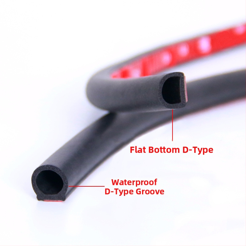 Auto uste tihendusriba kummist, viie- ja kuue ava disain, heliisolatsioon ja veekindlus, erinevatele mudelitele