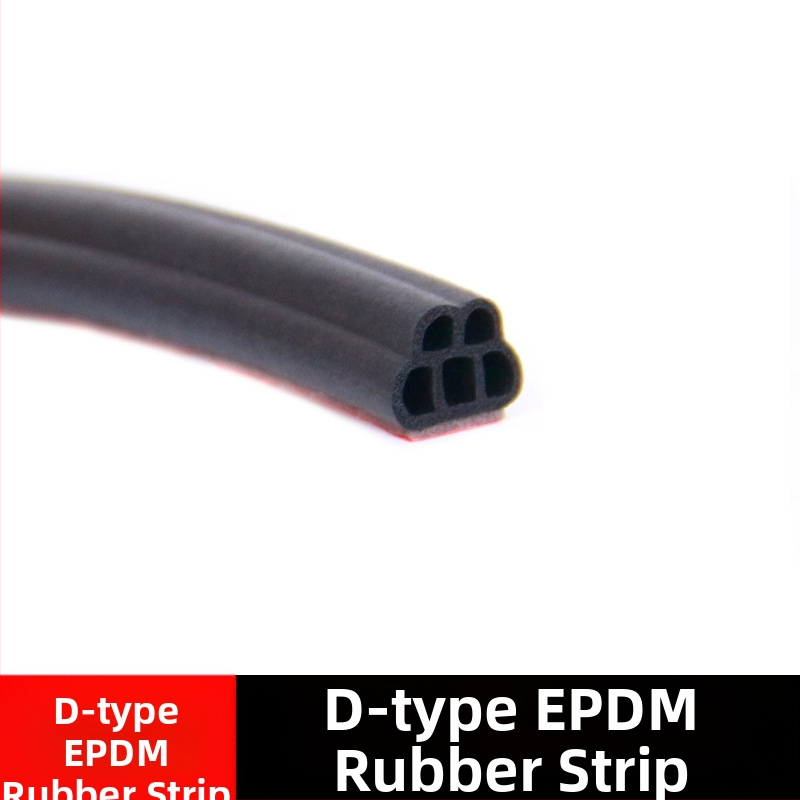 Автомобилен уплътнител за врата от гума, дизайн с пет и шест отвора, шумоизолационен и водоустойчив, за различни модели