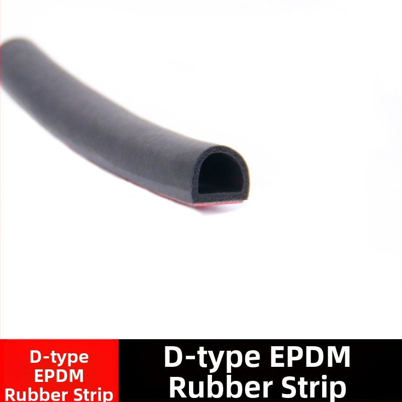 Автомобилен уплътнител за врата от гума, дизайн с пет и шест отвора, шумоизолационен и водоустойчив, за различни модели