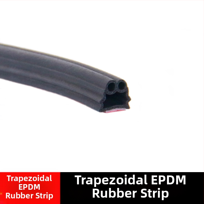 Автомобилен уплътнител за врата от гума, дизайн с пет и шест отвора, шумоизолационен и водоустойчив, за различни модели