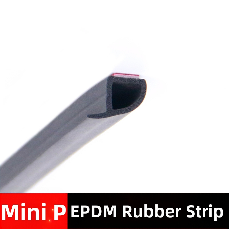 Автомобилен уплътнител за врата от гума, дизайн с пет и шест отвора, шумоизолационен и водоустойчив, за различни модели