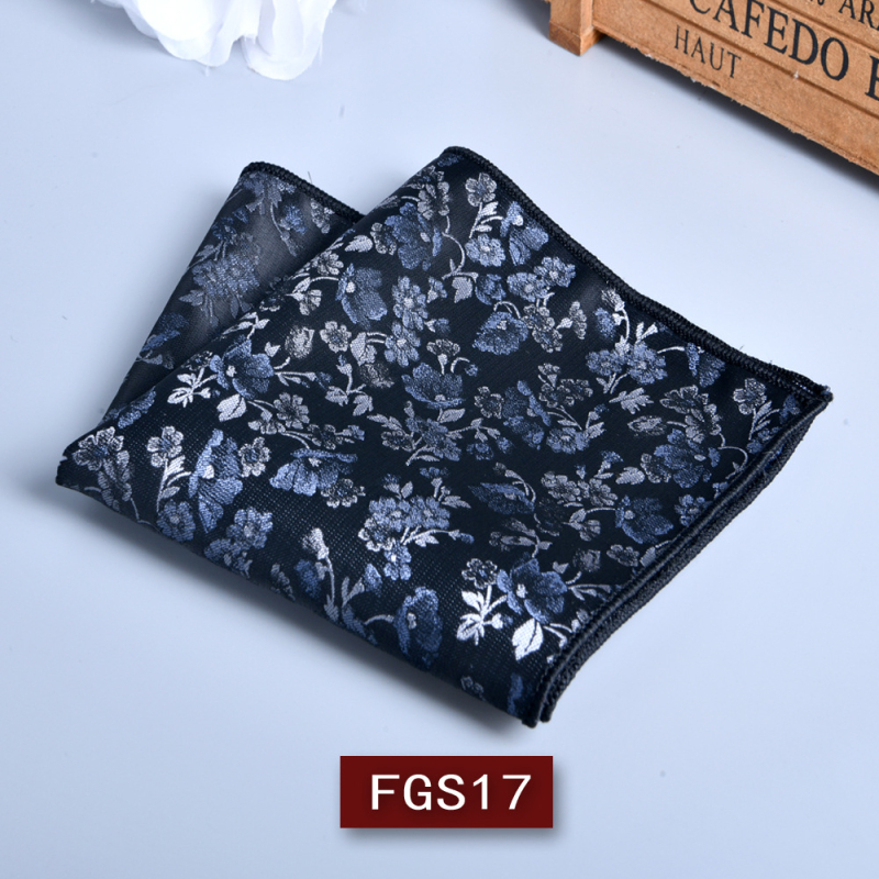 Vyrinė kišeninė servetėlė kostiumui, jacquard Paisley raštas, poliesterio pluoštas, administracinio stiliaus, lankstymo stilius, 2025 metų žiema