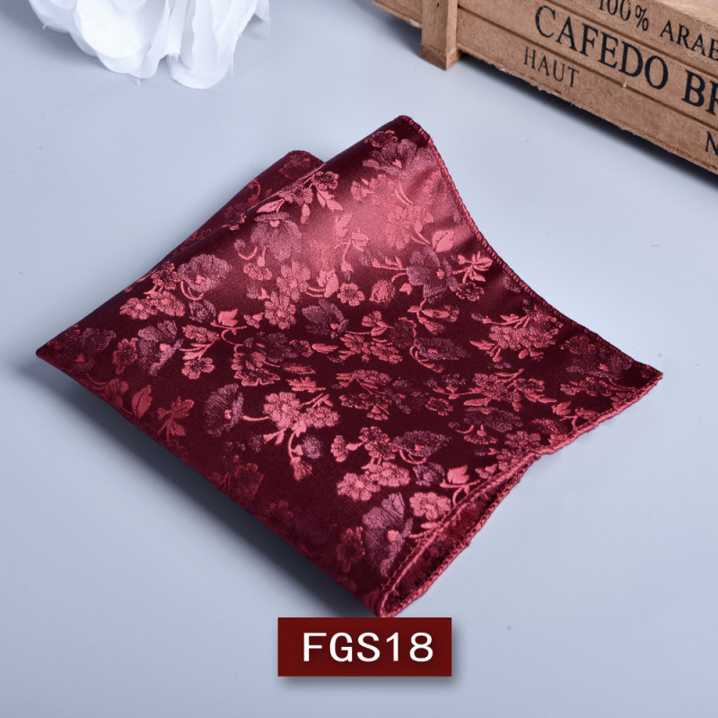 Vyrinė kišeninė servetėlė kostiumui, jacquard Paisley raštas, poliesterio pluoštas, administracinio stiliaus, lankstymo stilius, 2025 metų žiema