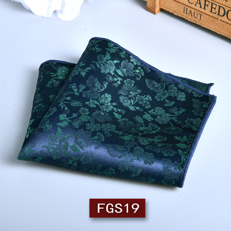 Vyrinė kišeninė servetėlė kostiumui, jacquard Paisley raštas, poliesterio pluoštas, administracinio stiliaus, lankstymo stilius, 2025 metų žiema