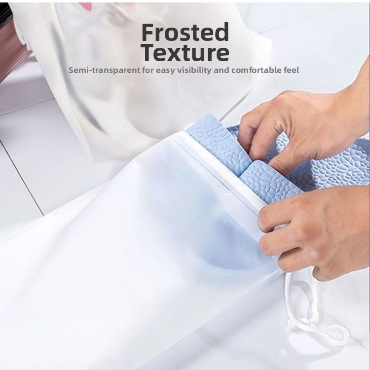 Cestovná úložná taška s vodotesnou šnúrkou, prachotesný organizér na cestovanie, kozmetika, kuchyňa, stôl, spálňa