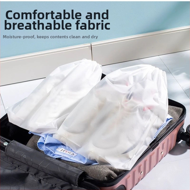 Cestovná úložná taška s vodotesnou šnúrkou, prachotesný organizér na cestovanie, kozmetika, kuchyňa, stôl, spálňa
