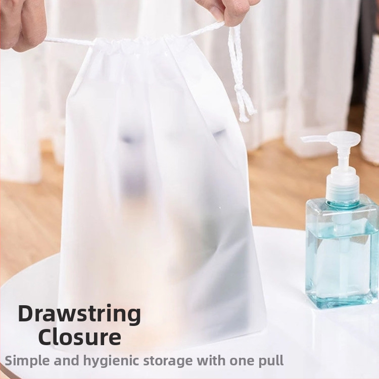 Cestovná úložná taška s vodotesnou šnúrkou, prachotesný organizér na cestovanie, kozmetika, kuchyňa, stôl, spálňa