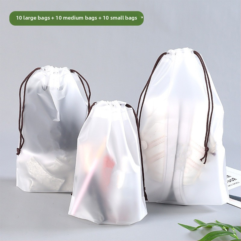 Cestovná úložná taška s vodotesnou šnúrkou, prachotesný organizér na cestovanie, kozmetika, kuchyňa, stôl, spálňa