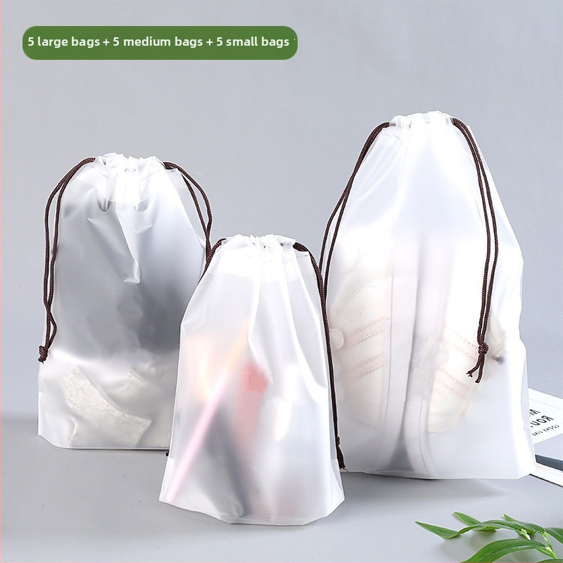 Cestovná úložná taška s vodotesnou šnúrkou, prachotesný organizér na cestovanie, kozmetika, kuchyňa, stôl, spálňa