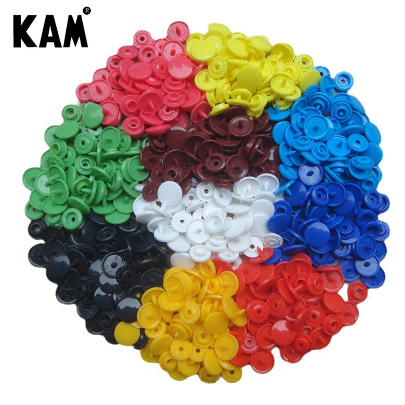 Hualian KAM марка T5 щракващо копче, от смолна пластмаса, подходящо за палта, дънки и чанти