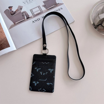 Set de carduri din PU, curea pentru gât, stil modern minimalist, 001, export internațional