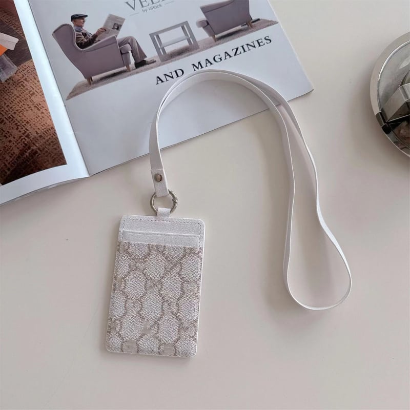 Set de carduri din PU, curea pentru gât, stil modern minimalist, 001, export internațional