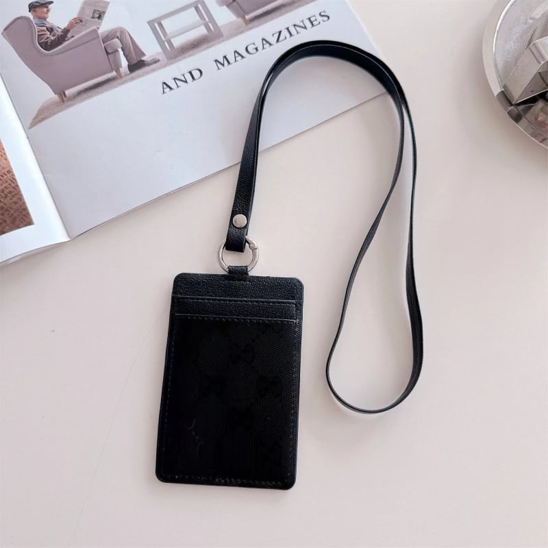 Set de carduri din PU, curea pentru gât, stil modern minimalist, 001, export internațional