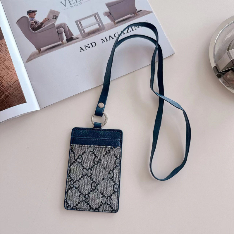 Set de carduri din PU, curea pentru gât, stil modern minimalist, 001, export internațional