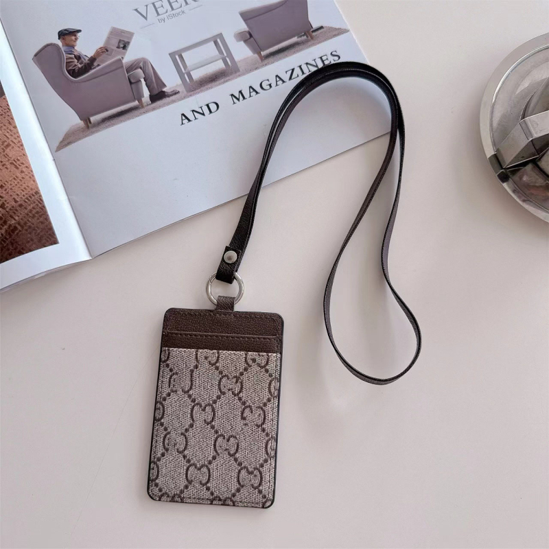 Set de carduri din PU, curea pentru gât, stil modern minimalist, 001, export internațional